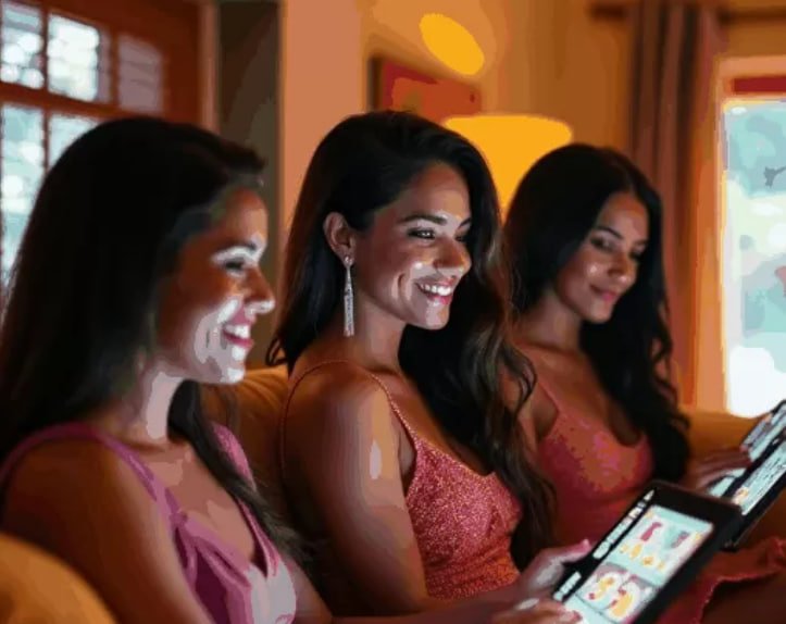 Filipino player enjoying online bingo on 7game apk mobile platform